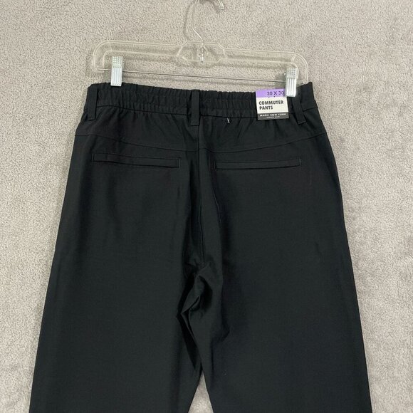 NEW Marc New York Mens 30 Commuter Pants Black Slim-Fit 4-Way Stretch - Picture 11 of 12